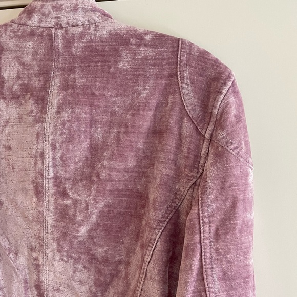 Free People Velvet Jacket - Pink - Medium - like new - Picture 8 of 11